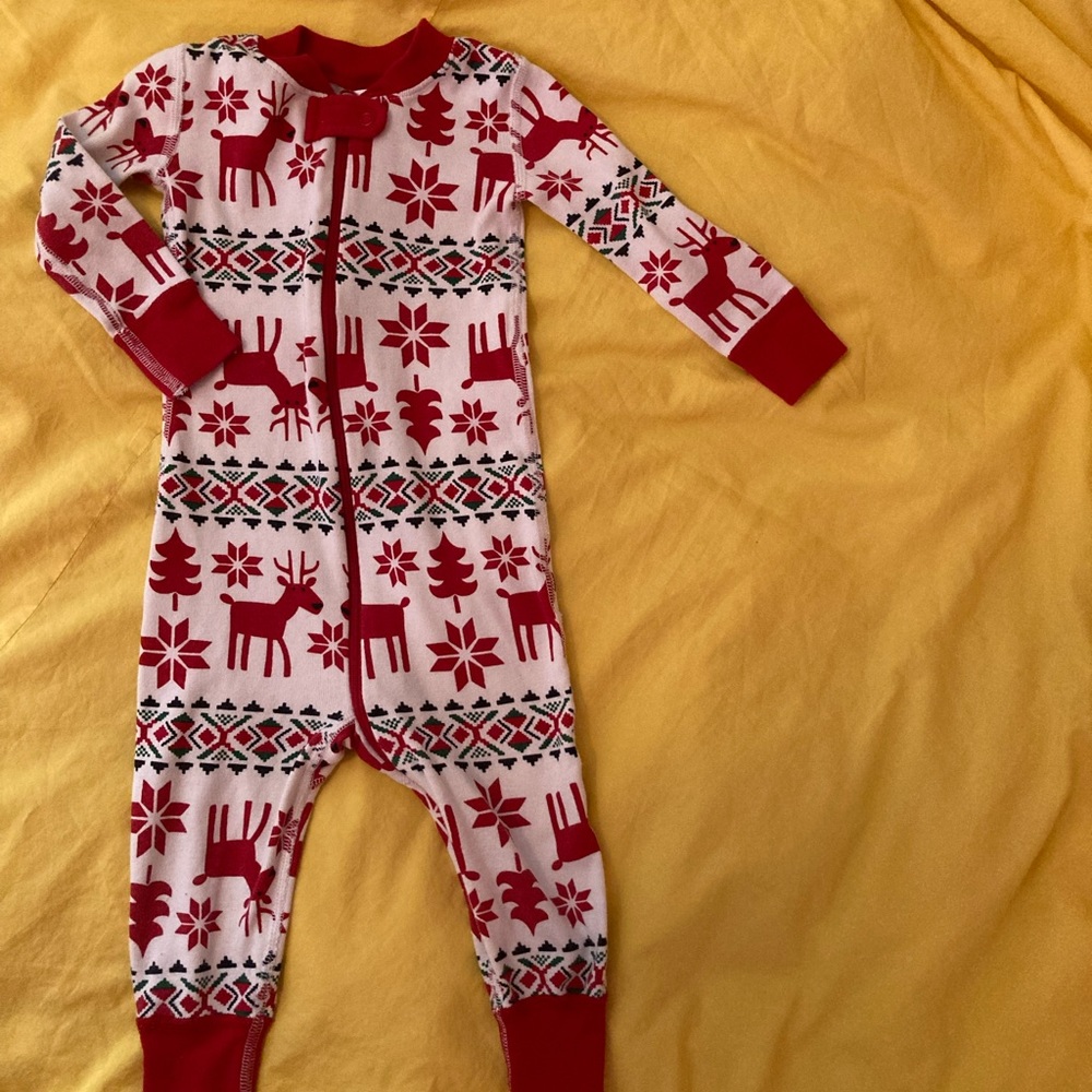 Hanna Andersson Christmas pjs 18-24 months